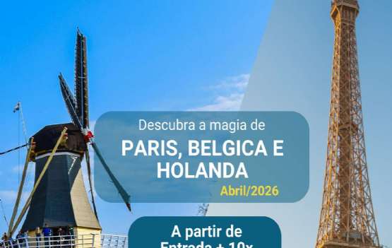 Paris, Bélgica e Holanda